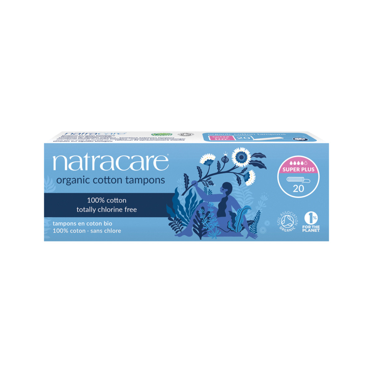 Natracare Organic Cotton Tampons Super Plus x 20 Pack